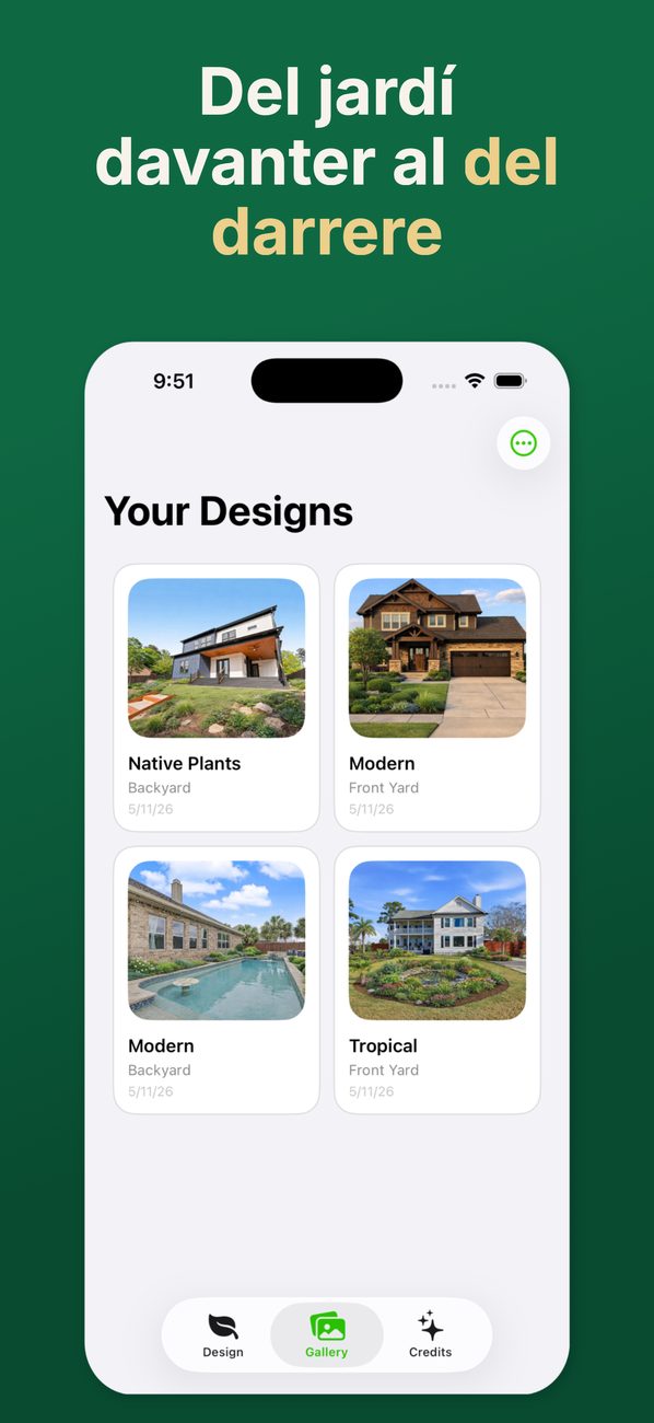AI Landscaping a l'iPhone: pantalla 6