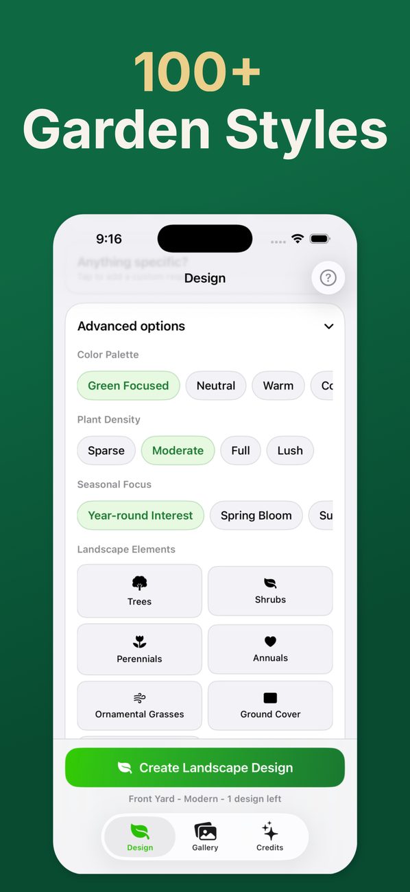 AI Landscaping on iPhone — screen 4