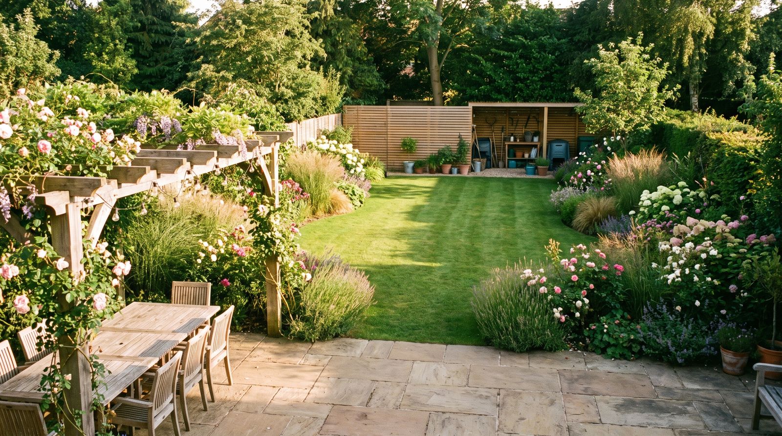 Back garden