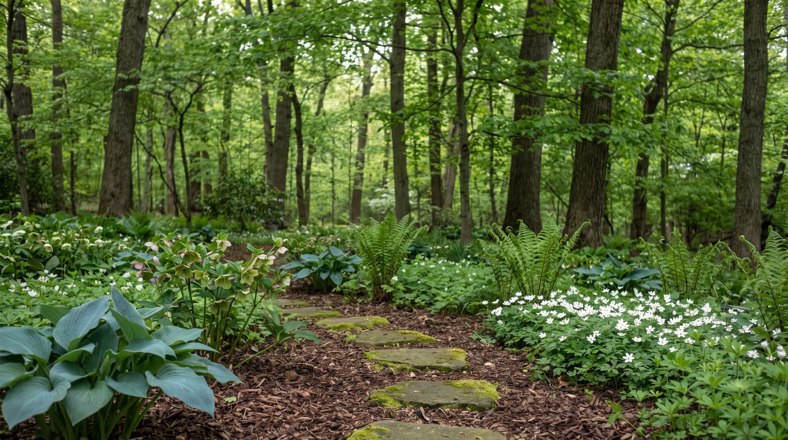 Shade garden