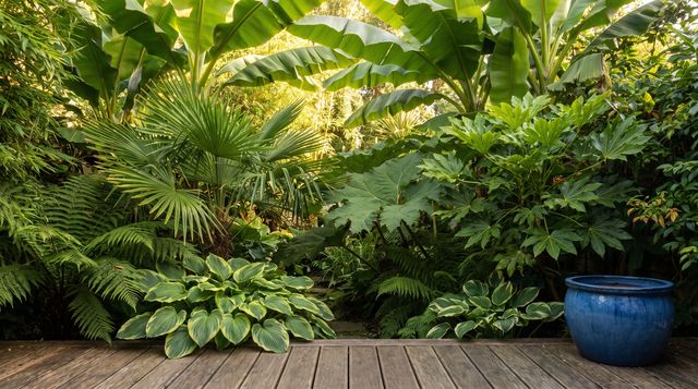 Tropical garden