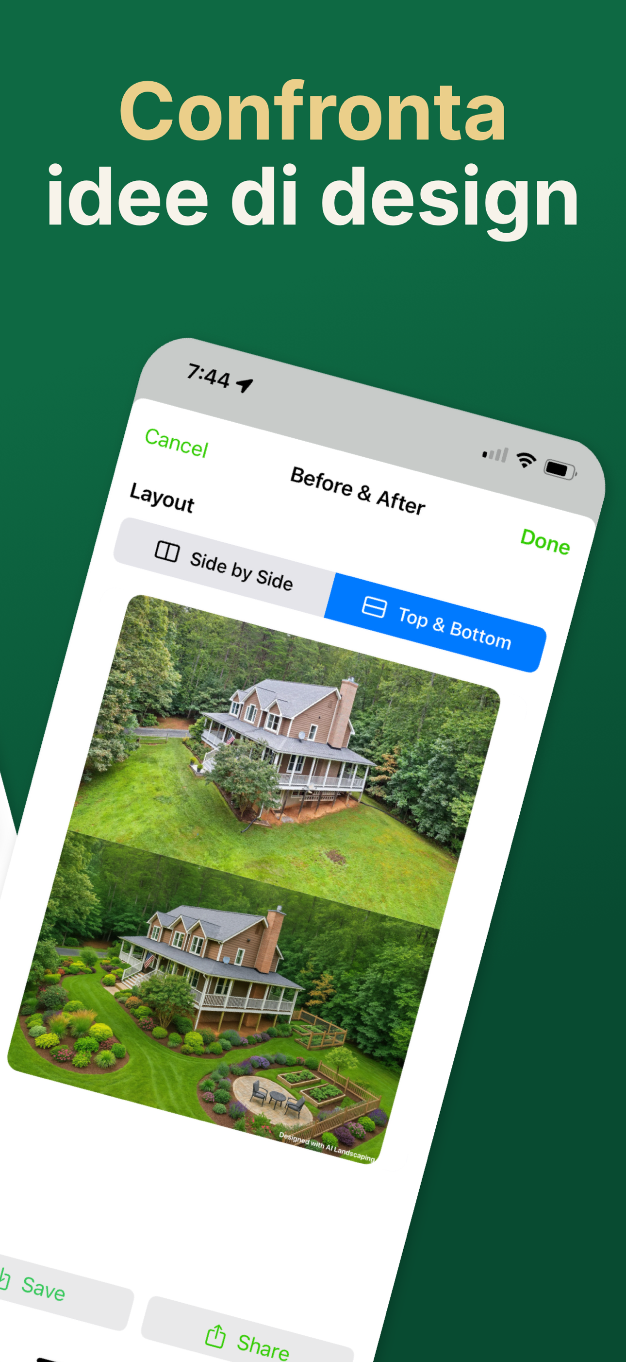 Anteprima concept finale in AI Landscaping