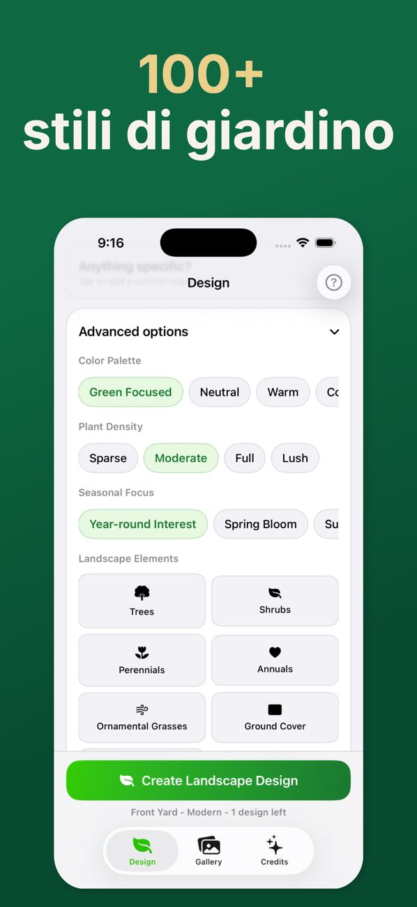 AI Landscaping su iPhone – schermata 4