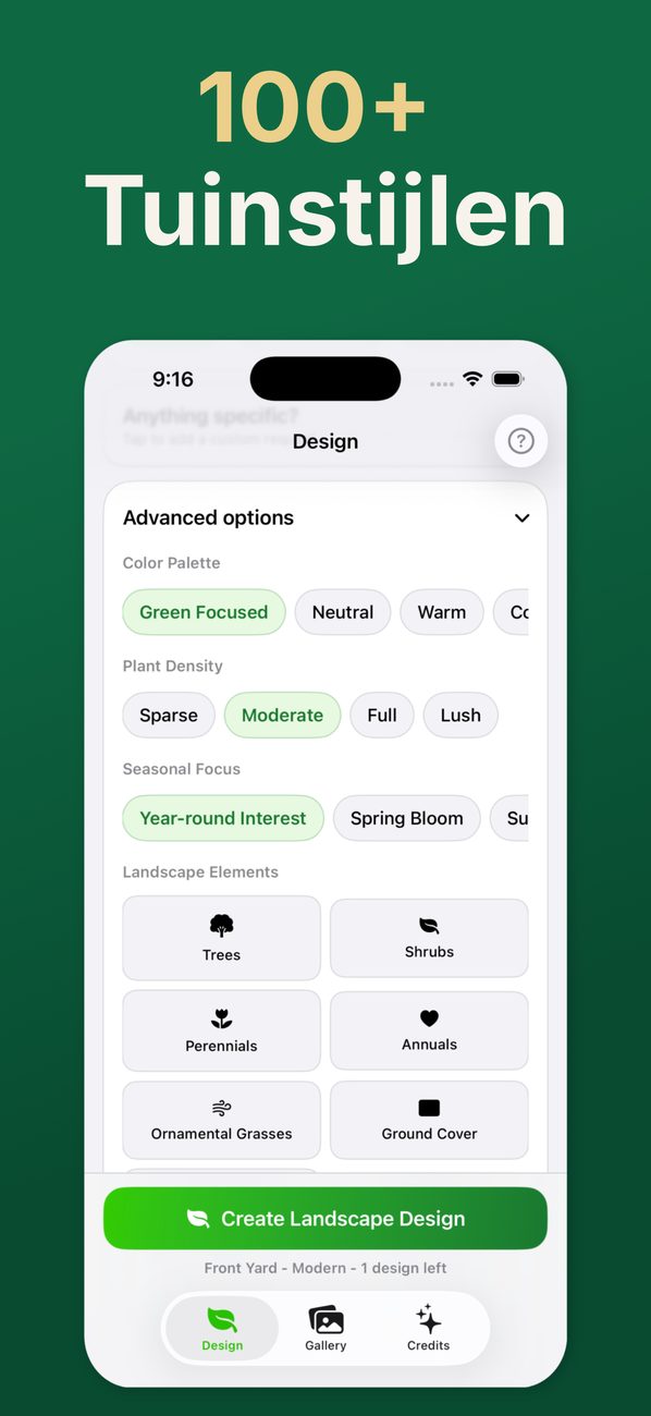 AI Landscaping op iPhone – beeld 4