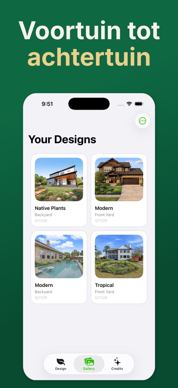 AI Landscaping op iPhone – beeld 6