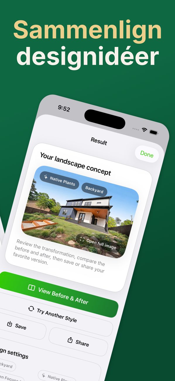 AI Landscaping på iPhone – bilde 3