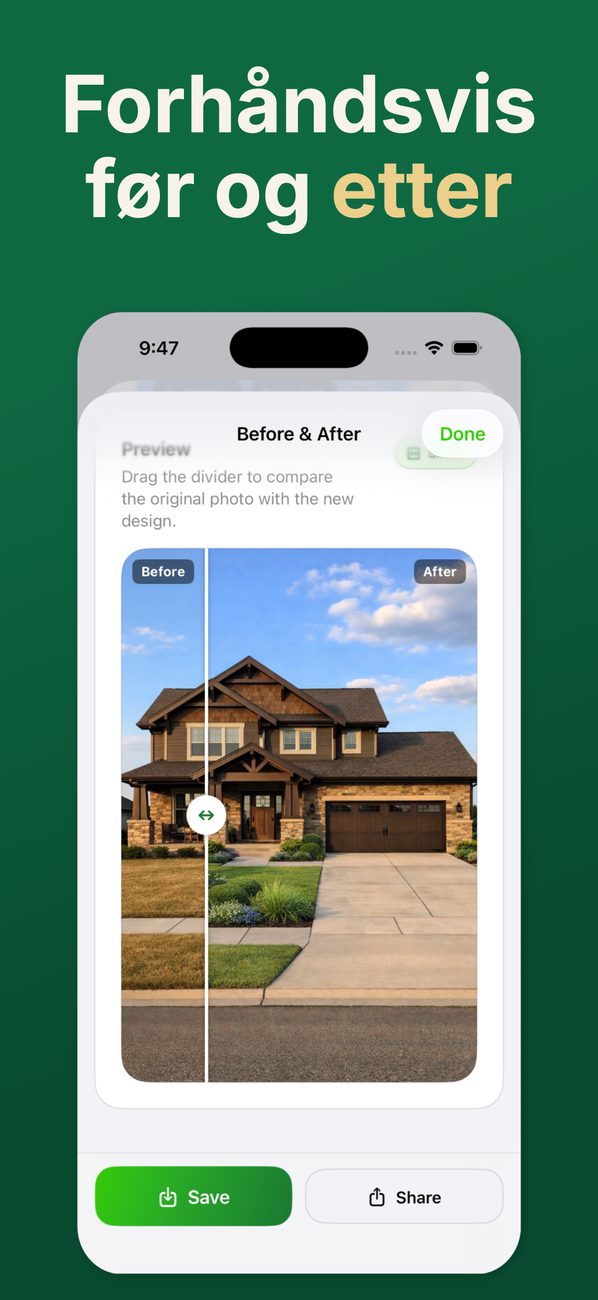 AI Landscaping på iPhone – bilde 5