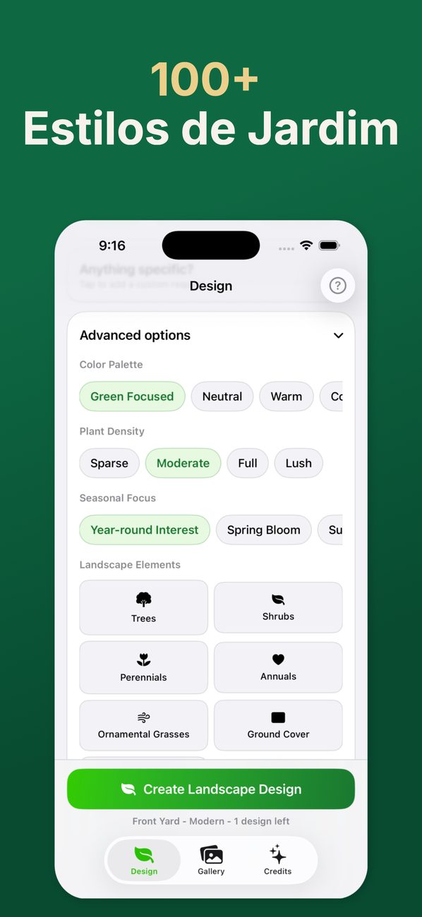 AI Landscaping no iPhone — tela 4
