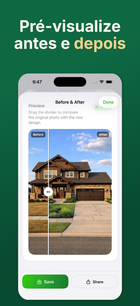 AI Landscaping no iPhone — tela 5