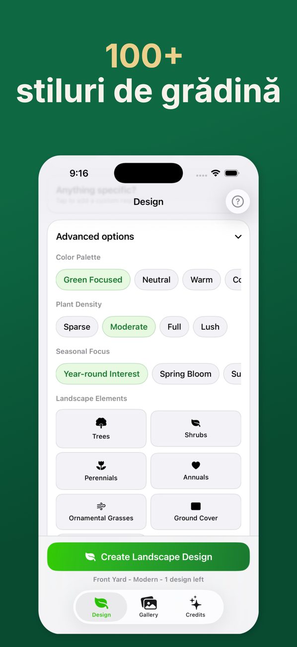 AI Landscaping pe iPhone – ecranul 4