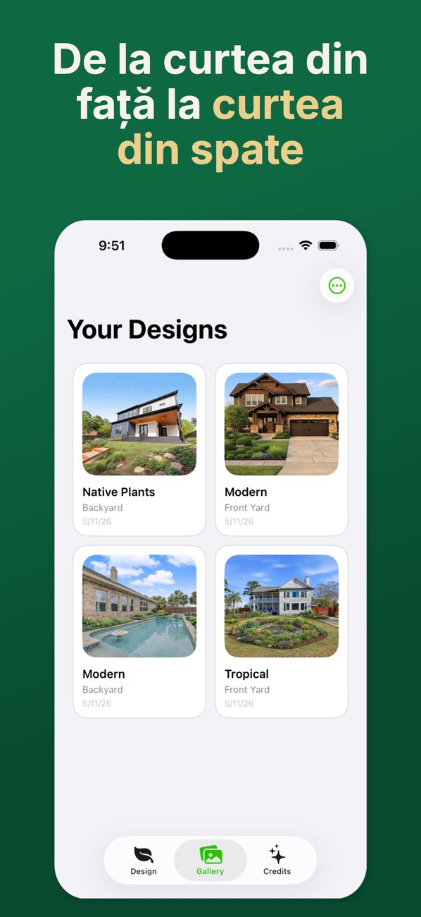 AI Landscaping pe iPhone – ecranul 6