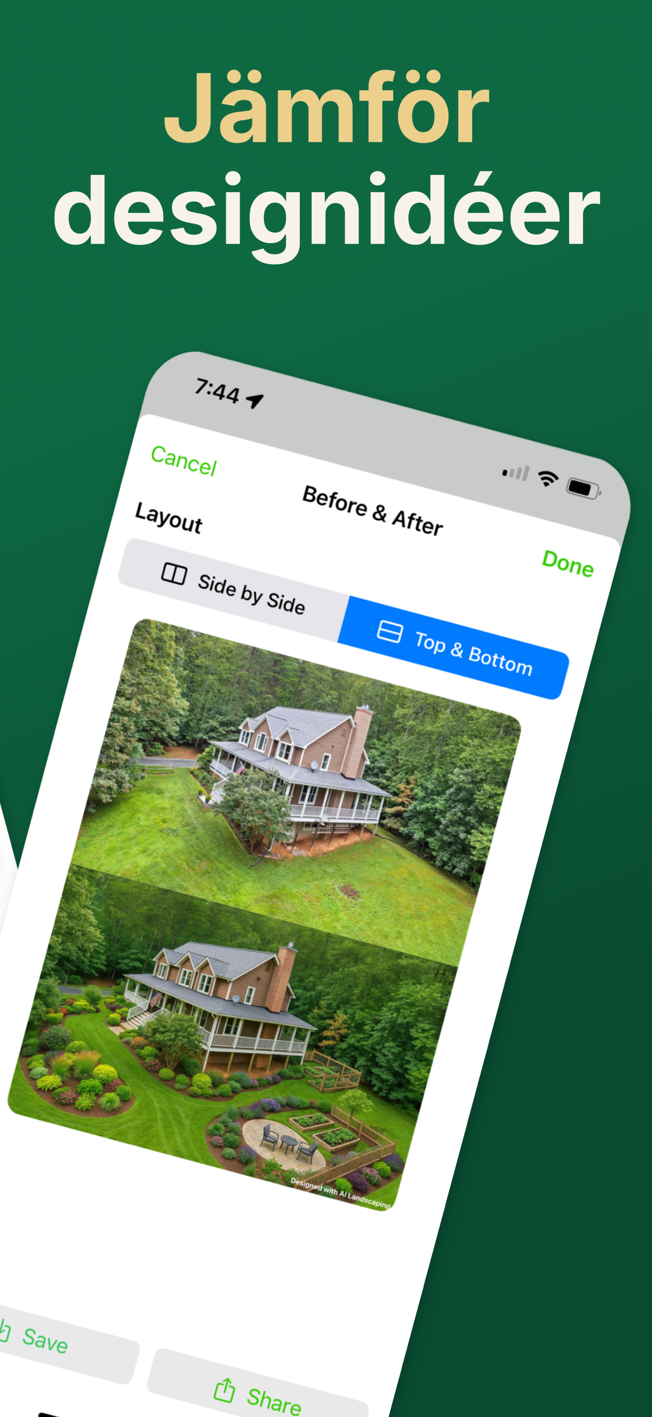 AI Landscaping slutlig konceptförhandsvisning