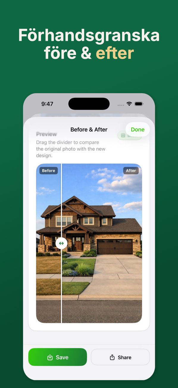 AI Landscaping på iPhone – bild 5