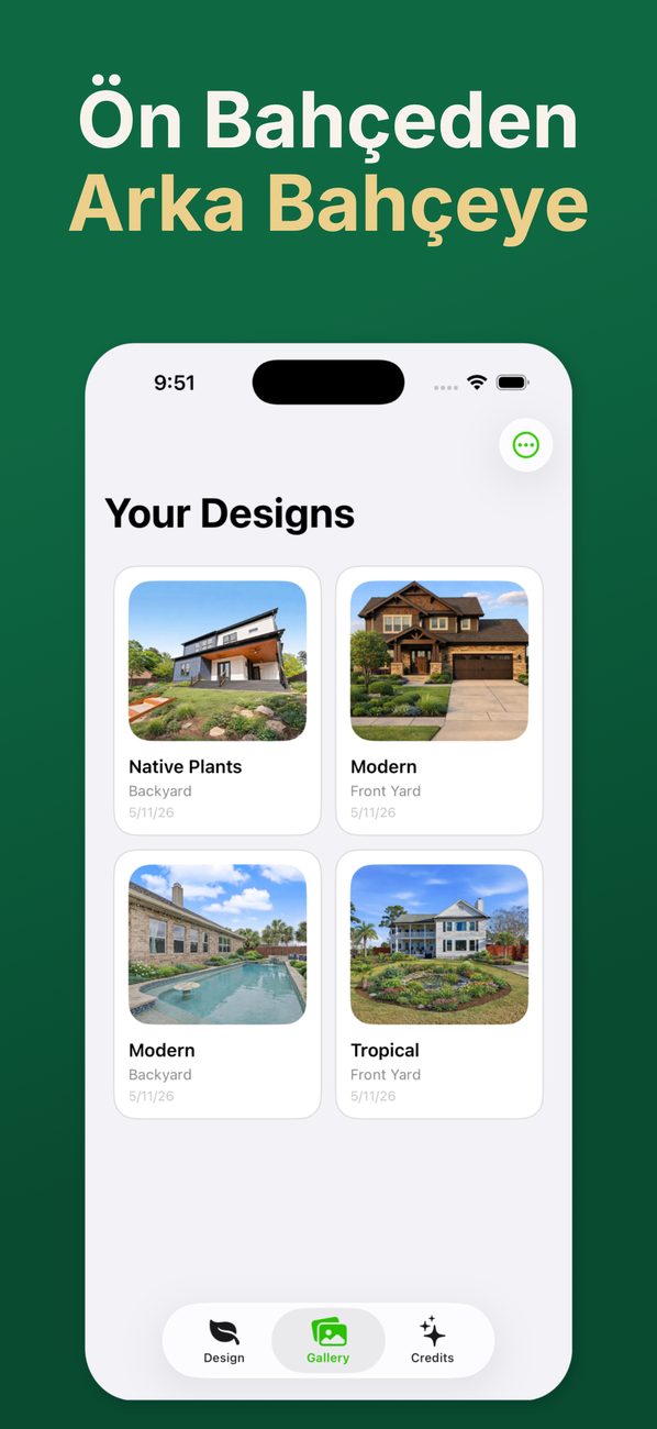 iPhone'da AI Landscaping – ekran 6